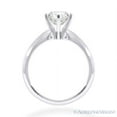 thumbnail image 3 of Round Cut Forever Brilliant Moissanite 6-Prong Solitaire Engagement Ring in 14k White Gold, 3 of 4