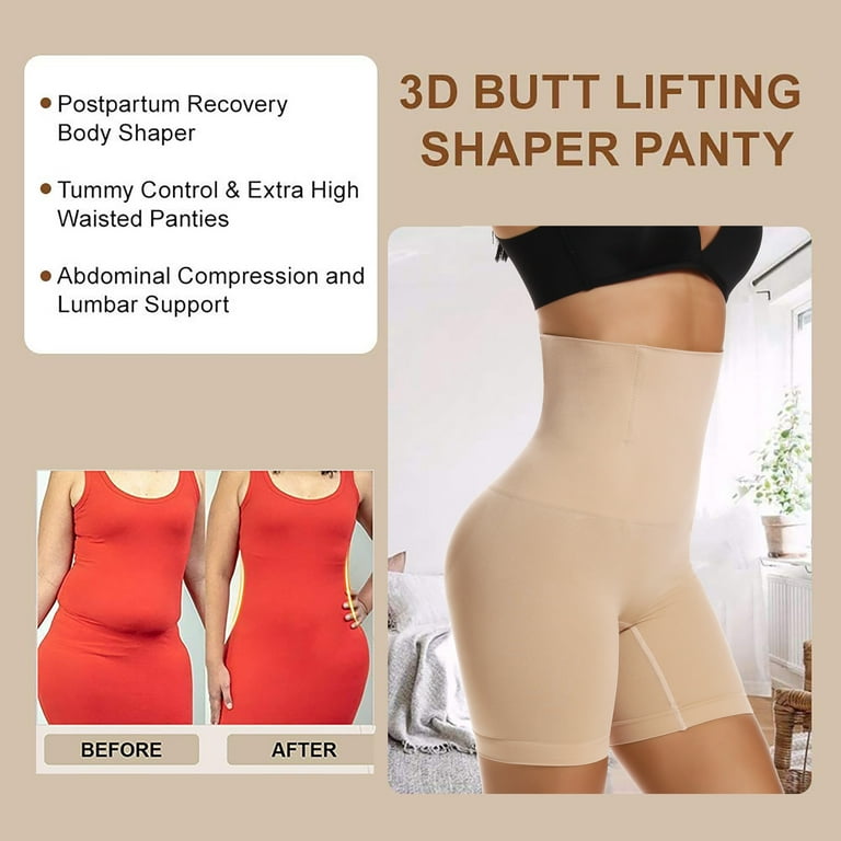 COMFREE Tummy Control Shapewear Shorts for Women High Waist Shaping  Underwear Thigh Slimmer Panty