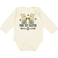thumbnail image 3 of Inktastic 1st Easter Twin Boys Bunny Boys Long Sleeve Baby Bodysuit, 3 of 5