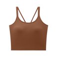 thumbnail image 4 of Bra for Women with Halter Neck, Removable Pads, Seamless Wrap Design, Stretch Polyester Fabric, Backless Support, Daily Wear, 4 of 7
