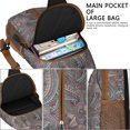 thumbnail image 4 of Paisley Crossbody Sling Backpack for Men - Womens Fashion Sling Bag with Adjustable Shoulder Straps for Travel Hiking Chest Bag Daypack Anti-theft Purse, 4 of 6