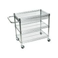 thumbnail image 2 of LUXOR LICWT2918 Large Wire Tub Cart - Three Shelves, 2 of 3