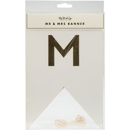 Fancy Letter Banner -Mr & Mrs