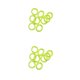 thumbnail image 2 of Sonducket 20 piezas de banda para el cabello de alta elasticidad, alta densidad, decorativa, sin enganches, cuerda para el cabello, accesorios de Amarillo fluorescente 2Conjunto, 2 of 6