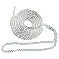 thumbnail image 1 of Premium Marine Grade 1/2" x 25' Pre-Spliced Nylon Dock Line,  Boat Rope Docking Line with  12" Eye Splice, 3- Strand Twisted Mooring Rope Dockline for Boat Kayak, 1 of 4