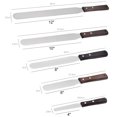 thumbnail image 5 of Yesbay Cake Spatula Wooden Handle Baking Tools Stainless Steel Cupcakes Fondant Scraper for Kitchen,6 inch 1, 5 of 7