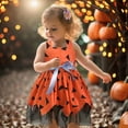 thumbnail image 2 of WEAIXIMIUNG Robes d'Été Mignonnes pour Enfants 10-12 Filles Robe Sans Manches en Maille Dessin Animé Robe de Fête Performance 6-12 Mois, 2 of 9
