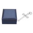 thumbnail image 2 of Hommes Croix Collier Collier Crucifix Exquis 925 Colliers Croix Collier en Argent Solide Performance, 2 of 8