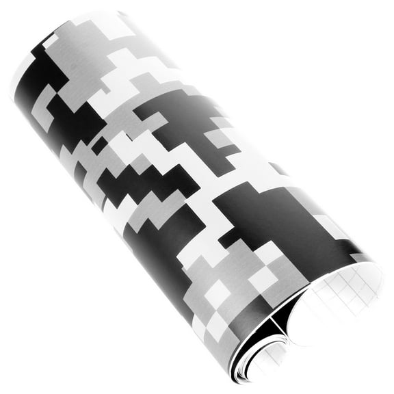 LULULION Car Sticker Racing Decals For Cars Black and White Protective Layer 1 Pcs