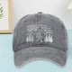 thumbnail image 4 of Gorra Para Hombre Y Mujer Divertida Gorra De Béisbol Ajustable Lavada Y Bordada Negro Bordado Talla Única, 4 of 4