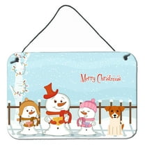 Carolines Treasures BB2439DS812 Merry Christmas Carolers Jack Russell Terrier Wall or Door Hanging Prints 8x12