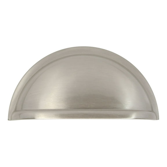 2 Pack Amerock BP53010G10 3-Inch Satin Nickel Cup Cabinet Hardware Pull