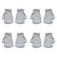 thumbnail image 1 of Knitted Winter Half Finger Gloves Touch Screen Warm Stretch Fingerless Gloves, 1 of 7