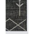 thumbnail image 3 of Machine Made Charcoal Charcoal Indoor/Outdoor Rugs, 3 of 4