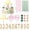 Gold Green Pink, variant on 34 Pcs Happy Birthday Cake Toppers Decorations Birthday Candles DIY Cake Decor for Men Women Wedding Anniversary(Gold)