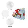 thumbnail image 3 of Kdxio Funny Christmas Gnome Winter Beanie for Men Women Beanie Knit Hat Cuffed Cap Beanie Knit Chunky Snow Cap, 3 of 6