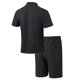 thumbnail image 4 of Eres Más Que una Camisa de Puntuación de Prueba de Color Sólido Casual con Cuello, Bolsillo con Botones de Manga Corta, 4 of 9