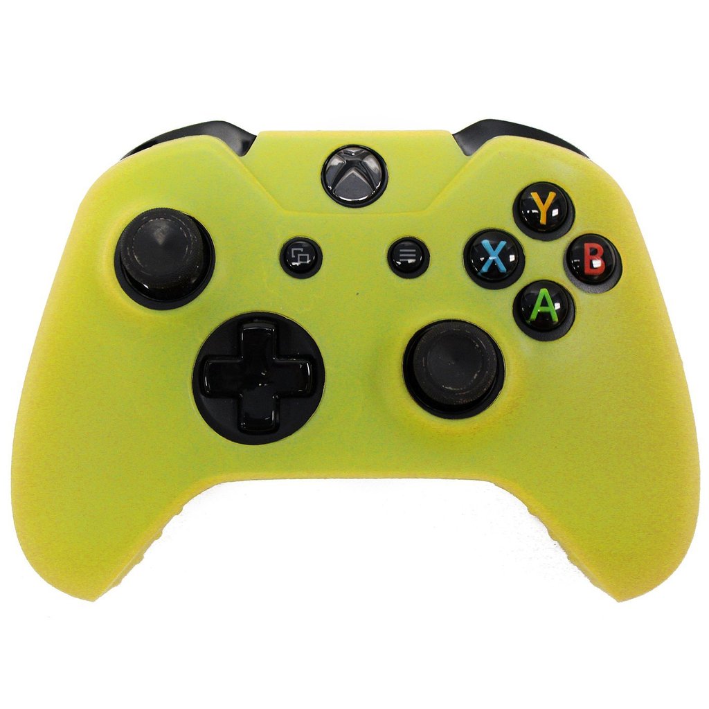Xbox ONE© Controller Skin - YELLOW - Case Silicone Cover Gel Rubber