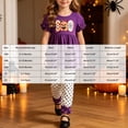 thumbnail image 4 of NIEWTR Newborn Baby Girl Outfits Girls' Spring 2 Piece Set Cute And Comfortable Pumpkin Top And Polka Dot Pants Halloween, 4 of 9