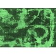 thumbnail image 1 of Ahgly Company Indoor Rectangle Abstract Emerald Green Modern Area Rugs, 7' x 9', 1 of 4