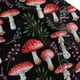thumbnail image 3 of Fotbe Red Mushrooms Gorro Clásico de Béisbol, Gorra Ajustable con Broche Snapback, Gorro de Exterior de Algodón Suave, 3 of 6