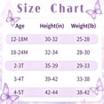 thumbnail image 5 of Happy Town Toddler Baby Girl Summer Outfits Butterfly Print Short Sleeve T-Shirt + Shorts Girls Two-Piece Clothes Set, 5 of 8