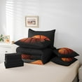 thumbnail image 4 of Erosebridal 3D Basketball Bedding Twin Size, Balls Sports Lover Bed in a Bag Twin size, Teens, Reversible 7pcs, 4 of 5