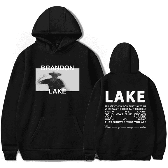 Brandon Lake Logo Hoodie Unisex Hooded Sweatshirt Long Sleeve Tracksuit Pullover Coat