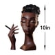 thumbnail image 3 of Quemador de incienso con cabeza de Perfume para mujer, soporte de incienso con cabeza negra para hombre, decoración para la habitación, artículos geniales para la decoración del hogar y la habitación, 3 of 5