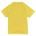thumbnail image 6 of FORMRS Boys Rash Guard Short Sleeves Swim Shirt Quick Dry UPF 50+ Sun Protection, Sizes 3-12T, Blue Cubes, 6 of 6