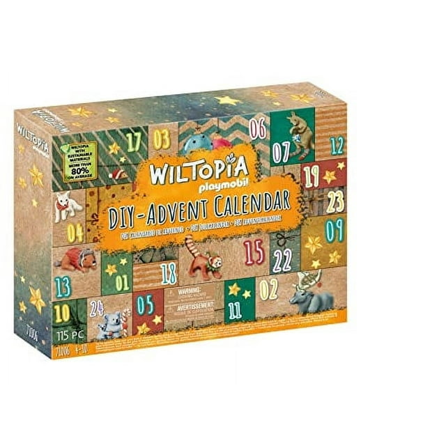 Calendario de Adviento Playmobil Wiltopia DIY con 24 artículos sorpresa