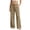 Beige, variant on hlysgo Wide Leg Pants for Women Casual Flowy Crepe Trousers Wrinkle Free Relaxed Lounge Work Business Pant with Pockets Brown,S
