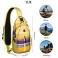 thumbnail image 5 of Abstract Geometry Colorful Sling Bag for Women Men Crossbody Bag Sling Backpack for Traveling Office Shoulder Bag Trendy Sling Backpack, 5 of 6