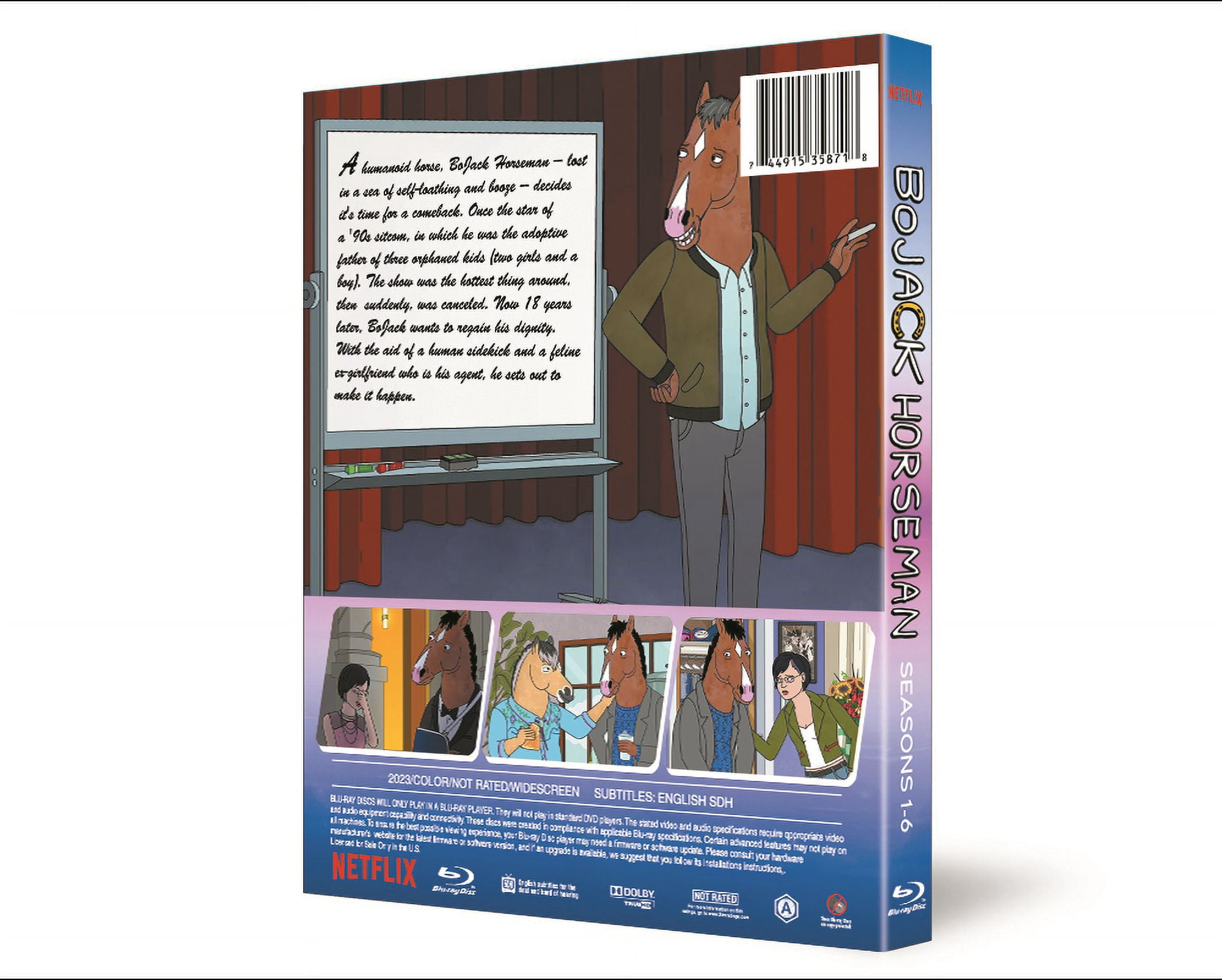 Bojack Horseman: The Complete Series Seasons 1-6 (Blu-ray)