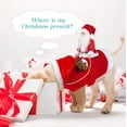 thumbnail image 4 of Abrigo para Perros Pequeños con Papá Noel Brillar Suéter Rojo de Navidad Tamaño L, 4 of 5