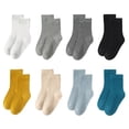 thumbnail image 1 of Calcetines Tobilleros para Niños 8 Pares, Calcetines para Niños Pequeños de Algodón, Calcetines para Niños y Niñas, Medias para Niñas, Multicolor, para 3-5 años, 6-8 años, 1 of 8