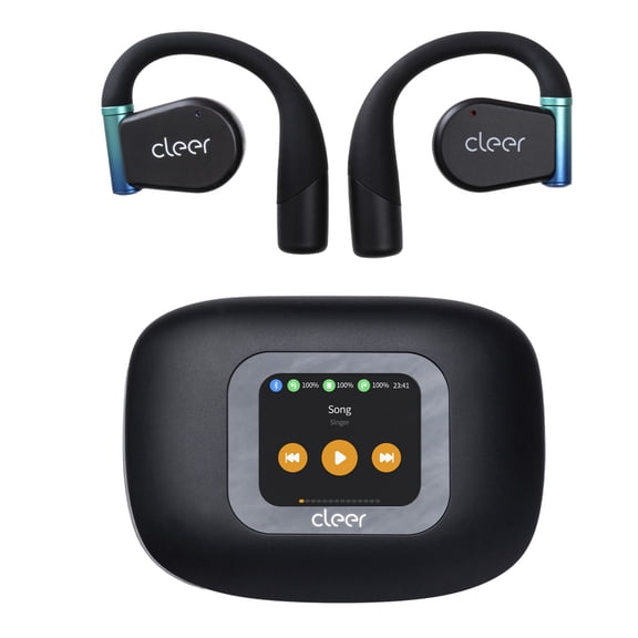 Audífonos Cleer ARC 3 Gaming Open-Ear: Baja Latencia, Sonido Hi-Res, 50h Batería, IPX7,  Color Negro