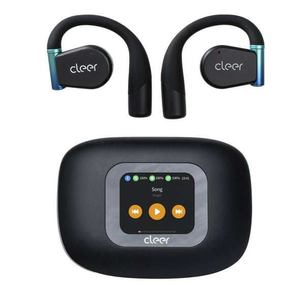 Audífonos Cleer ARC 3 Gaming Open-Ear: Baja Latencia, Sonido Hi-Res, 50h Batería, IPX7, Color Negro