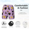thumbnail image 3 of KLL Cute Halloween for Mens Swim Trunks Quick Dry Swim Shorts with Built-in Compression Liner Funny Swimwear Bathing Suits-XX-Large, 3 of 6