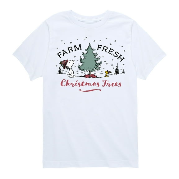 Peanuts - Farm Fresh Trees - Toddler & Youth Short Sleeve Graphic T-Shirt