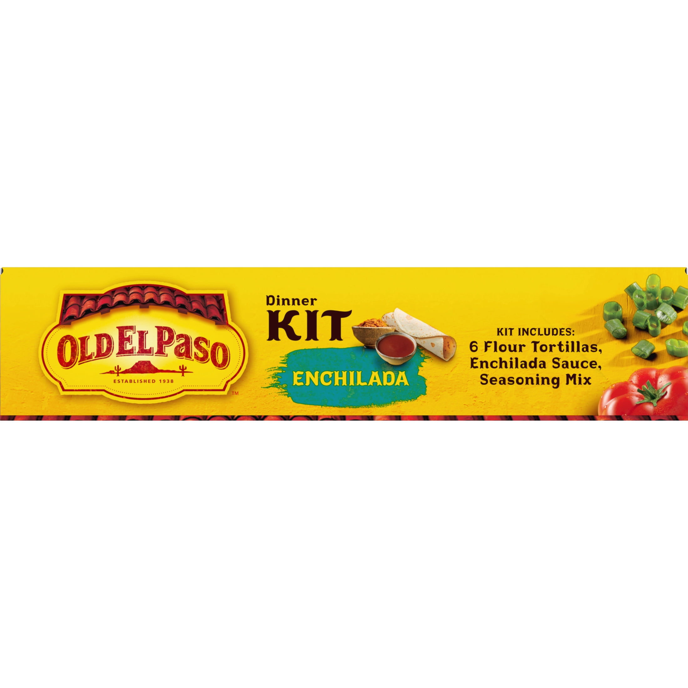 Old El Paso Enchilada Dinner Kit With Flour Tortillas, Enchilada Sauce & Seasoning Mix, 14 oz.