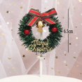 thumbnail image 4 of Adornos para tartas de Navidad, suministros para fiesta de té, adornos para tartas de Navidad, accesorios de decoración, novedad de 2023, 4 of 4
