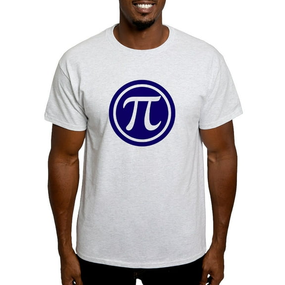 CafePress - Light Color Pi Emblem T Shirt - Men's Classic Graphic T-Shirt