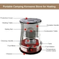 thumbnail image 5 of Kerosene Heater Indoor, Small Kerosene Heater for Indoor Use with Portable Handle, Height Adjustable Kerosene Stove, Kerosene Heaters for Outdoor Camping Fishing Hiking Pati (Red), 5 of 14