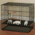 thumbnail image 2 of Proselect ZW064 24 17 Puppy Playpen with Plastic Pan Sm Black S, 2 of 2