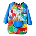thumbnail image 4 of Delantal de pintura Macarena para niños impermeable con bolsillo Estilo B S, 4 of 8