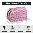 thumbnail image 5 of Sikiie Cute Watermelon Flamingo Print Flip Double-layer Pencil Case, All-purpose Stationery Bag for Study and Office, Zipper Design, Unisex, 5 of 7