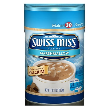 Swiss Miss Classics Milk Chocolate with Marshmallow Hot Cocoa Mix, 19 oz