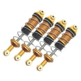 thumbnail image 3 of 4x RC Shock Absorber, Front and Rear RC Shocks Damper Replacement Parts for 16207 16209 16210 H6 1/16 RC Hobby Car Model Gold, 3 of 8