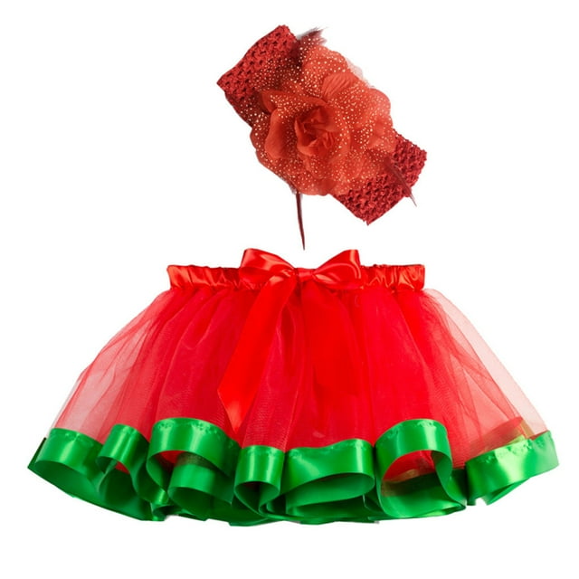 Girls Ballet Tutu Dance Set with Headband for Toddler Party Performance and Play